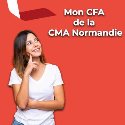 Visuel avec pour titre "Mon CFA de la CMA Normandie