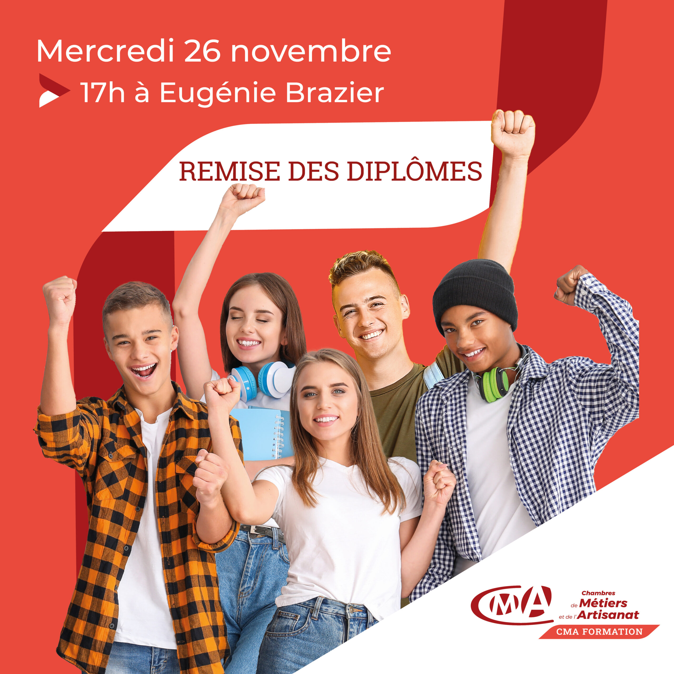 Remise des diplômes CMA Formation Eugénie Brazier Dieppe