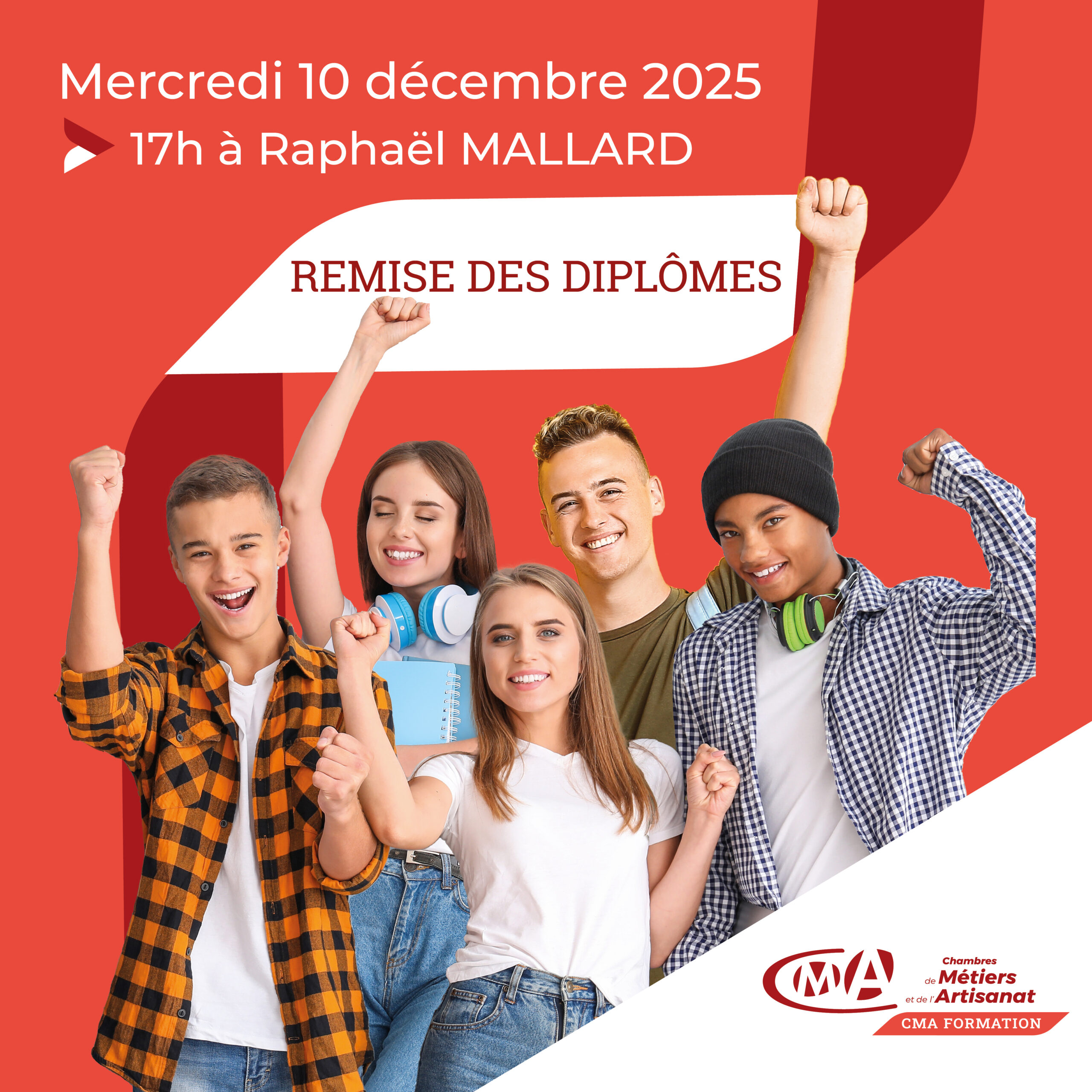 Remise des diplômes CMA Formation Raphaël Mallard Le Havre