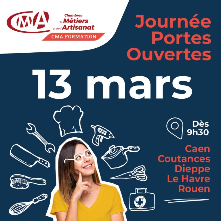 Journée Portes Ouvertes CMA Formation en Normandie