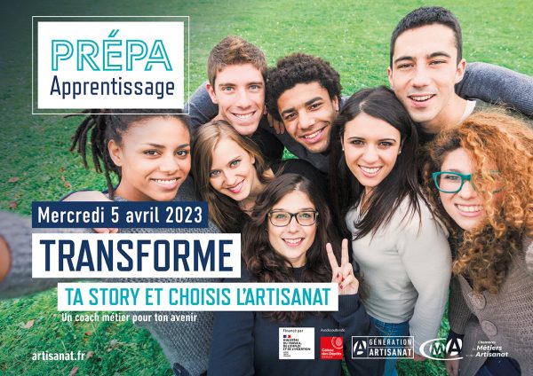 Groupe de jeunes personnes présents à la journée "Prépa Apprentissage"